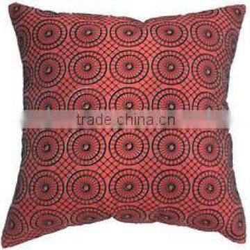 16x16 inch Red Color Twinkle Checkered Throw Pillow Cover