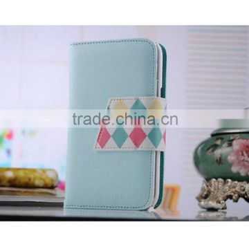 Hot selling good quality leather phone case cover in Dongguan