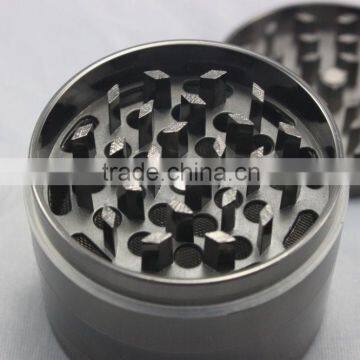 Chromium Crusher Zinc Alloy herb grinder from facotry of very good quality, strong magnet, shiny surface