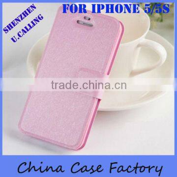 Royal Quality Leather Wallet Case For IPhone 5 5S,Small Order Accept! photo-3