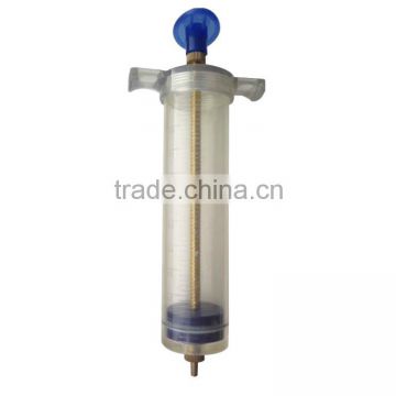 high quality 100ml Chrome-Plating Veterinary fuel Injector