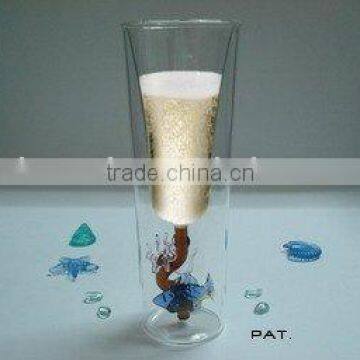 Coral Fish Bar Glass