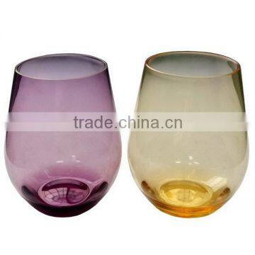 Plastic Unbreakable Stemless Wine Glasses