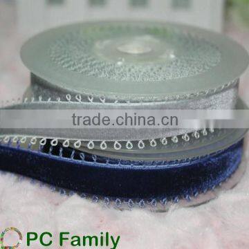Picot Edged Elastic Velvet Ribbon photo-2