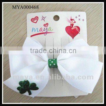 St. Patrick's Day hair Bows