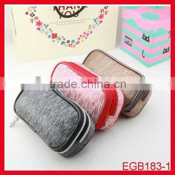 New Design Purses and Handbags Cosmetics Farbic Makeup Kit for Ladies photo-2