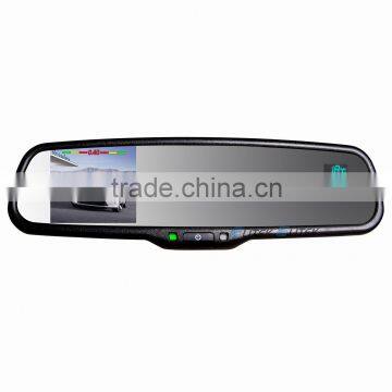 3.5" auto-dimming car parking rearview mirror with compass and temperature ADASXX