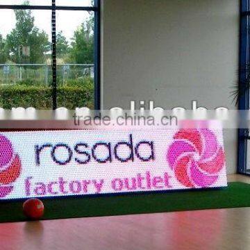 LED basketball perimeter module monitor P37.5mm LED module advertising display box gym stadium LED display