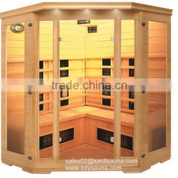 Luxury lay down dry sauna,far infrared sauna room with CE ETL