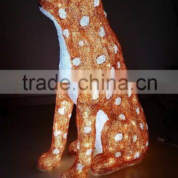 Newest product cute deer shaped 3D motif LED light christmas motif light outdoor led chasing christmas lights