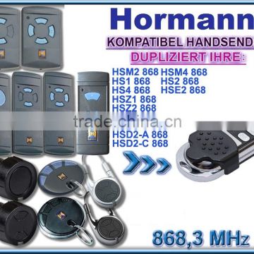 Hormann hsz2 868,hsp4 868,hsp4 868-c,hsd2-A 868,hsd2-c 868 universal remote control replacement transmitter