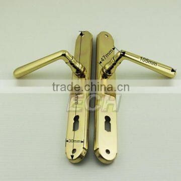 China EC Hardware brass door lock italy handle