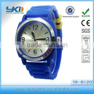 Custom made simple vogue silicon kid watch,child watch,silicon watch