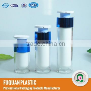 Newly designed cosmetic airless pump bottles for pure essence