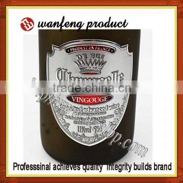 2015 Hot Selling New Design Bottle Aluminum Label