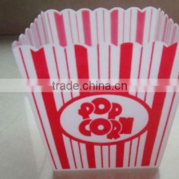 Large square Plastic Popcorn bucket