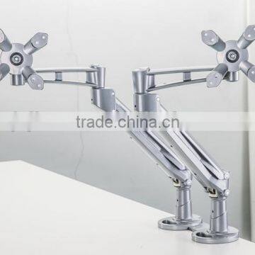 jiaxing supply !18''--28'' monitor arm Flexible Desk Clamp Mount LCD art surface Articulating Flat Panel LCD monitor Arm
