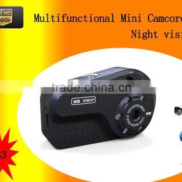 S3 1080P mini camera dvr Night Vision Mini Camcorder portable Camera audio/video Recorder 1.2 million pixels