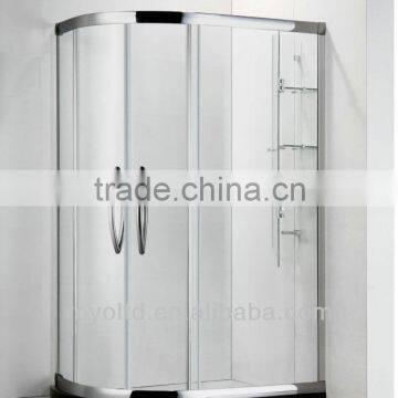 Stainless steel offest quadrant bathroom door BD0742-1R