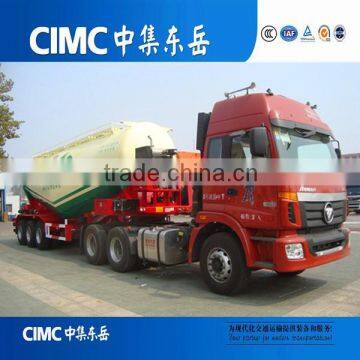 CIMC Three Axle 55CBM Concrete Transport Tank Semi-Trailer(Bulk Cement)