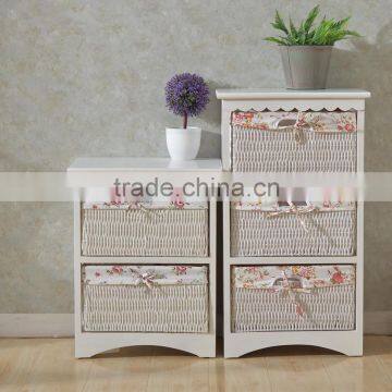 Wooden Storage Cabinet With Rattan/Wicker Drawer photo-2