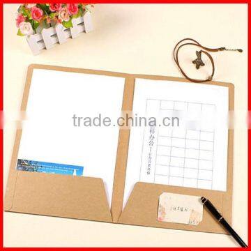 Eco-friendly Durable Kraft Paper File Folder Wholesale