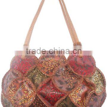 designer women leather handbag medium size cowhells material fantastic design