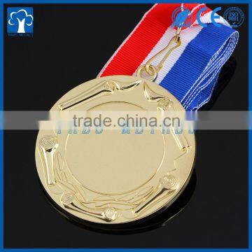 gold metal blank sports medal blank