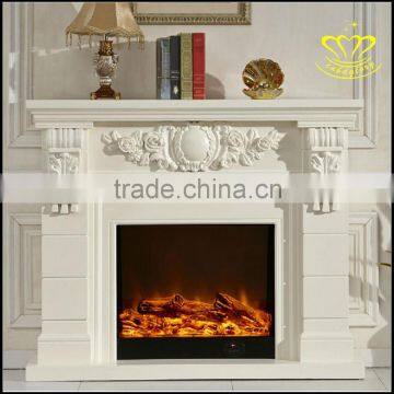 European natural marble mantelpiece modern fireplace ark sculpture