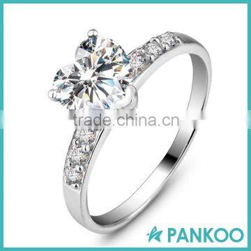 2016 Fashion Wedding Ring Elegant 925 cz Ring for Women Silver Jewelry
