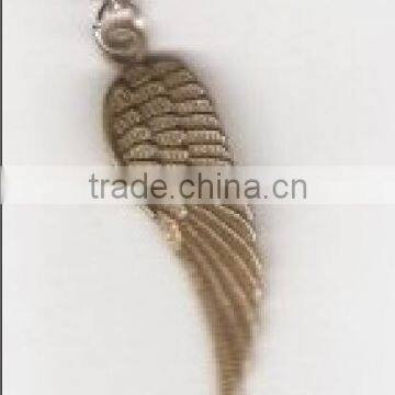 Wholesale Angel Wing Charms Pendants Antiqued Silver 30mm Double Sided Wing Charms Pendants photo-3