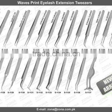 Eyelash Extension Tweezers 2016 New Waves Print Eyelash Extension Tweezers