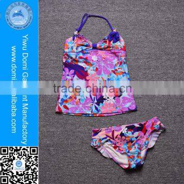Sexy Girl Children Bathing Suit Tankini Wholesale Children's Boutique Clothing