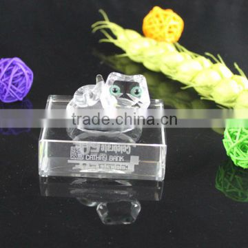 New Design Novel Crystal Snake Animal Figurine Gift APM011