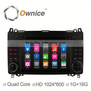 Ownice C300 Android 4.4 quad core auto headunit for Benz A-W169 B-W245 Viano Vito support DVR TV 3G DONGLE AUX IN USB