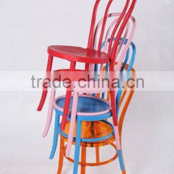 resin Stackable thonet Chair, Vintage antique thonet chair