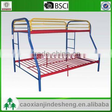 Fashional shape children metal twin over full bunk bed - Colourful Finish TF- 12