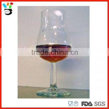 Top Quality Long Stemed Unique Design Wine 125ml Cognac Tulip Glass