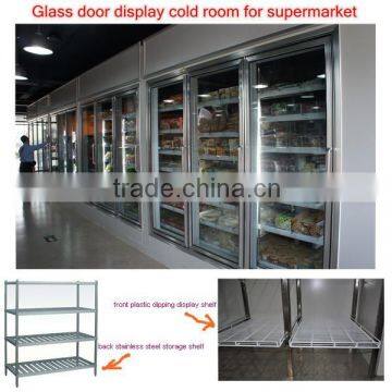 Polyurethane Insulated Glass Door Freezer Storage photo-2