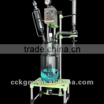 Laboratory glass 10L double-layer chemical reactor