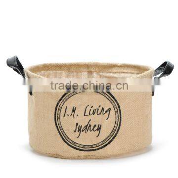 jute storage bag/jute laundry bag/clothes storage jute bag