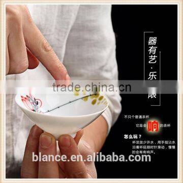 hand painted ceramic tea tasting cup wholesale