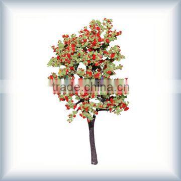 Colorful 3D decorated live christmas trees,CT007-18,model tree for layout,good quality model tree,decorative model tree