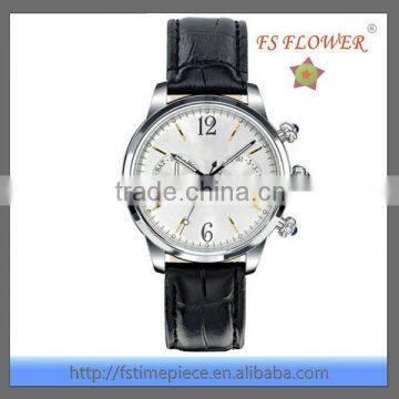 FS FLOWER - The Latest Men's Fashion Charm Classic Leather Quartz Chronograph Watch