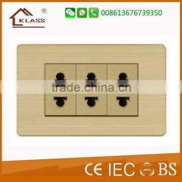 Alumiunm Material 2pin Multifunction Sockets, Universal Sockets for Gabon Market photo-3