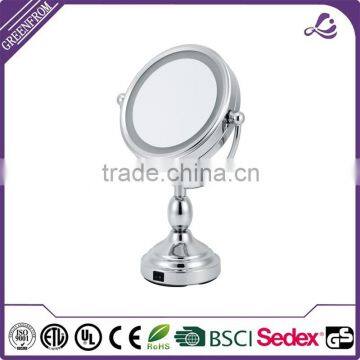 Fashionable 3X magnifying illuminated LED makeup mirror