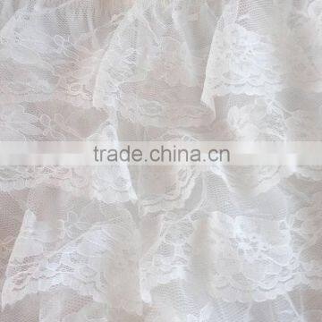 White Fashion Lace Ladies Leggings photo-3