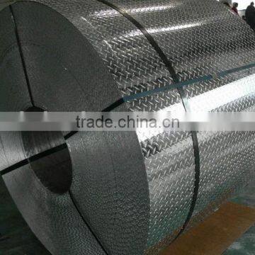 camp trailer using coated aluminum tread plate