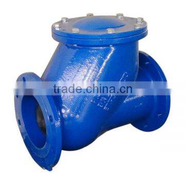 Sinking ball check valve used to prevent reverse flow