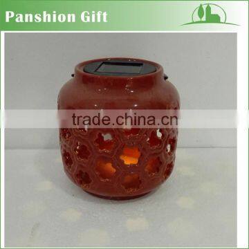 Outdoor solar rechargeable led lantern